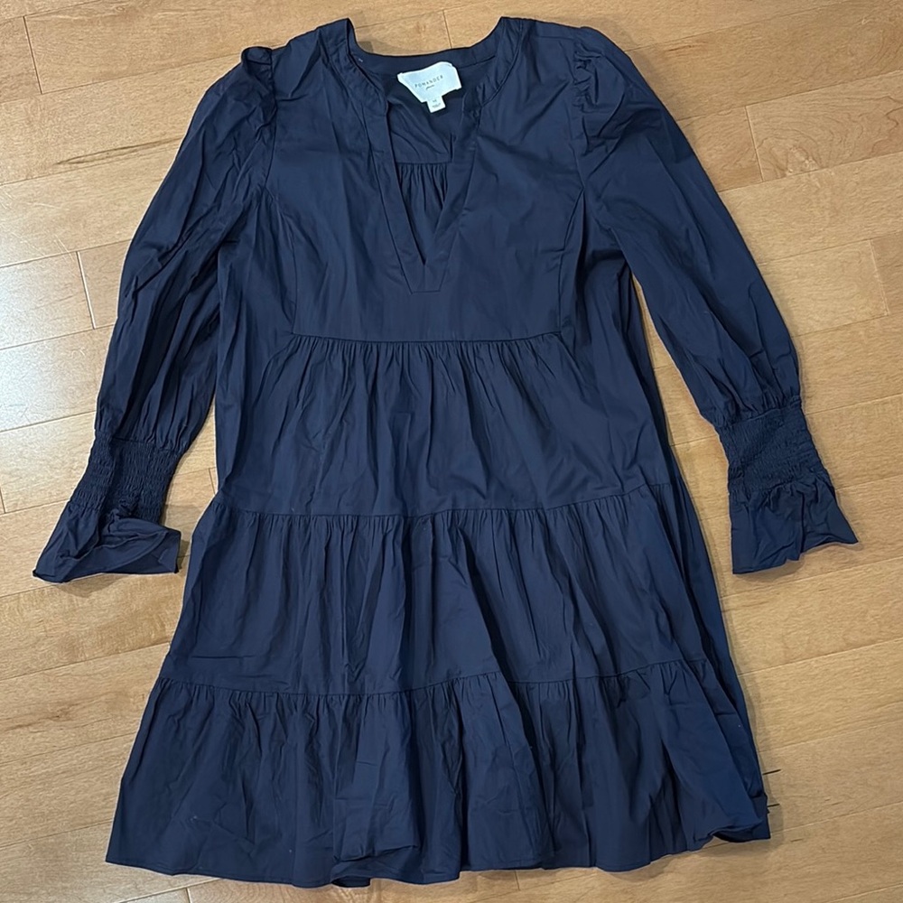 Navy cotton poplin Kenzo Dress